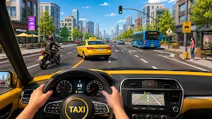 US Taxi Life: Driving Sim Screenshot 0