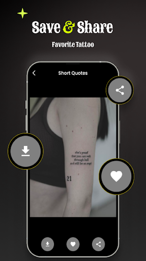Text Tattoo Designs & ideas Screenshot 3