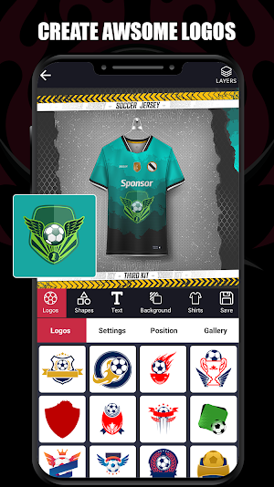 Football Jersey Maker- T Shirt Screenshot 3