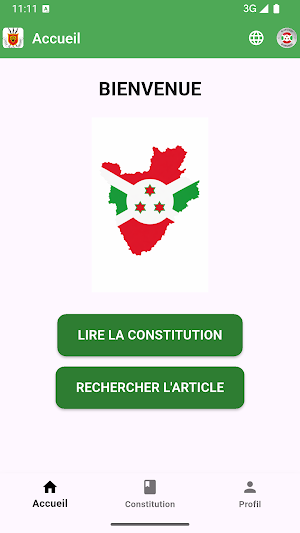 Burundi Constitution Screenshot 1