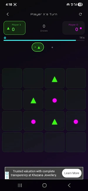 Tic Tac Toe - Play with AI Screenshot 3