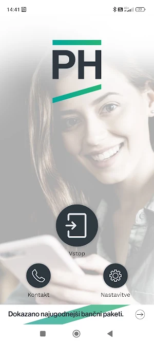 Mobilna banka m@HIP Screenshot 0