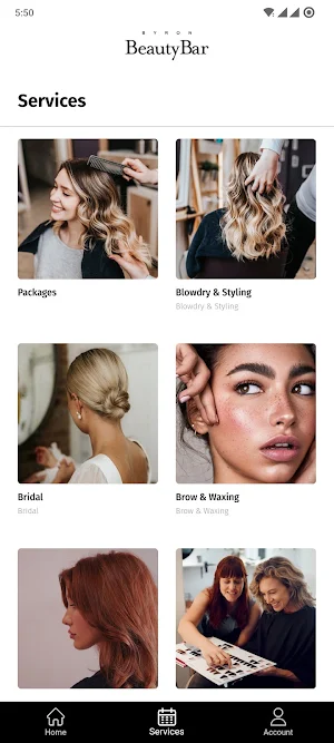 Byron Beauty Bar Screenshot 1