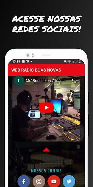 Web Rádio Boas Novas Screenshot 2