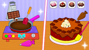 Doll Cakes Kitchen Set Cooking Screenshot 2