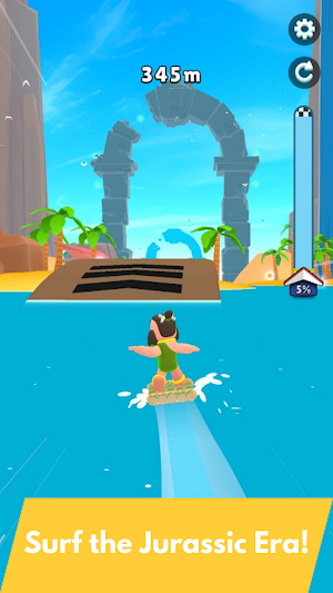 Dino Surf! Screenshot 2