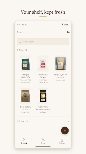 Kohii — The Barista Log Screenshot 0