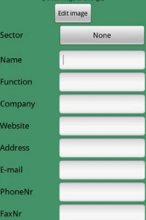 Business card manager Screenshot 1
