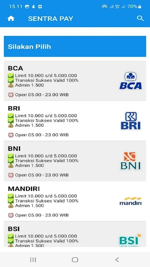 SENTRA PAYMENT Screenshot 2