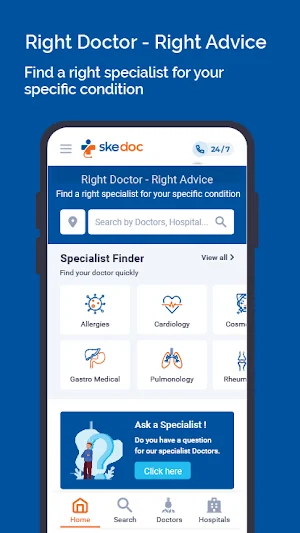 Skedoc: Doctor Appointment App Screenshot 0