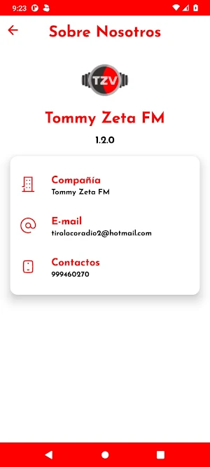 Tommy Zeta FM Screenshot 0