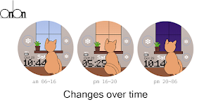 OniOn watchface cat pixel Screenshot 2