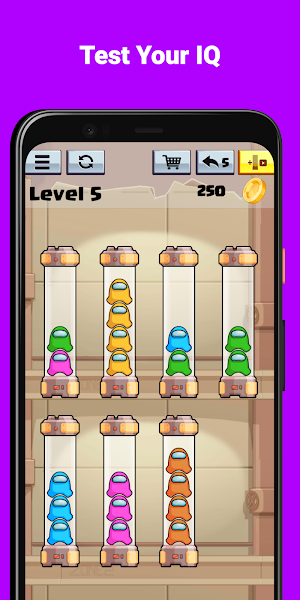 Impostor Crewmates Sort Puzzle Screenshot 3