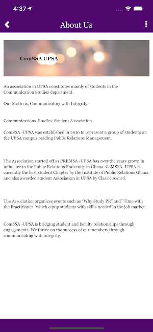 ComSSA UPSA Screenshot 1