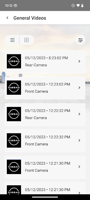 Nissan Intelligent Dash Cam Screenshot 1