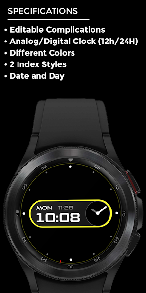 Night 19 - watch face Screenshot 3