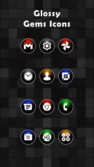 Glossy Gems Icons Screenshot 0