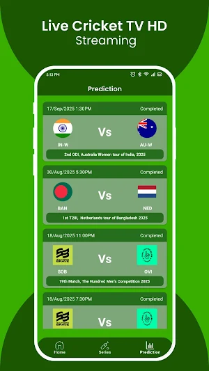 Live Cricket TV HD Streaming Screenshot 2