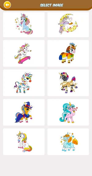 Unicorn Coloring Books Screenshot 1