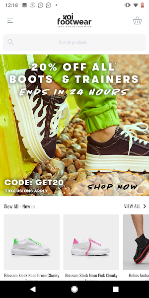 KOI footwear Screenshot 0