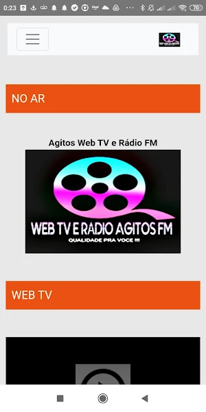 WEB TV E RADIO AGITOS FM Screenshot 2