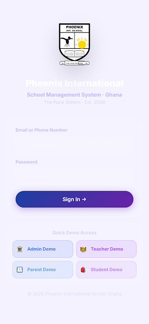 Phoenix Intl School Ghana Screenshot 0
