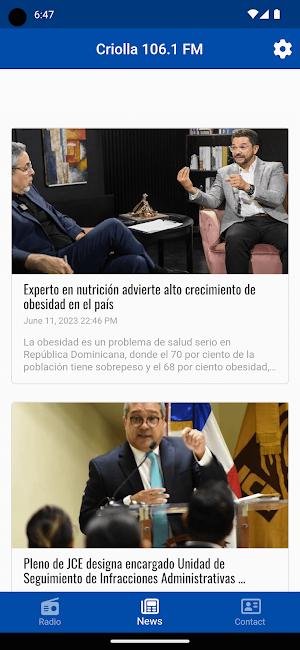 Criolla106 Screenshot 1