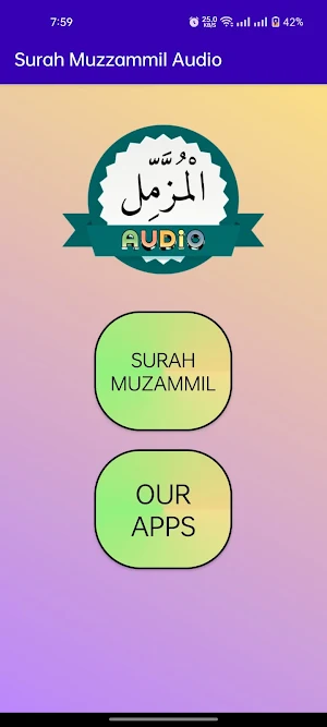 Surah Muzzammil Audio Screenshot 1