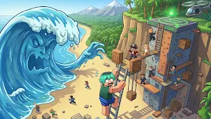 Wave Disaster Run Survival Screenshot 0