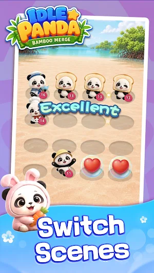 Idle Panda: Bamboo Merge Screenshot 2