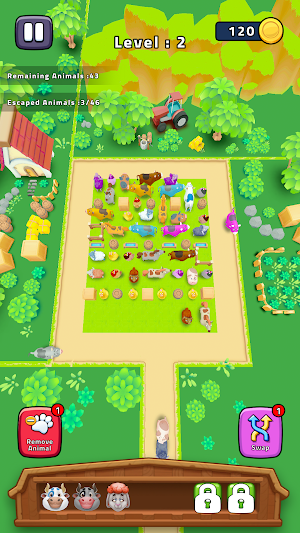 Pasture Puzzle Slide Screenshot 2