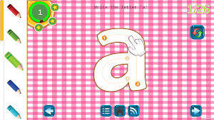 Tracing Letters and Numbers - Preschool free app Screenshot 3