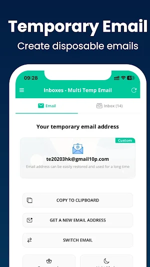 Inboxes - Multi Temp Email Screenshot 0