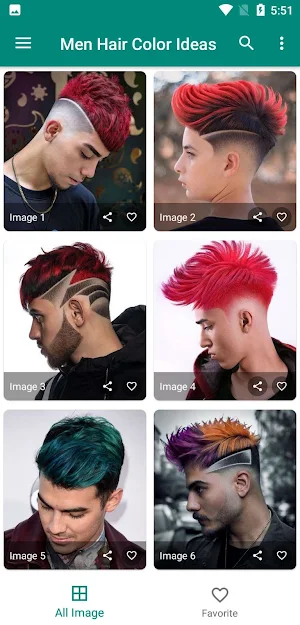 Men Hair Color Ideas Screenshot 0