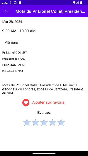 Congrès des Audioprothésistes Screenshot 3