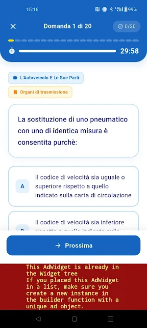 Quiz Patente KB - Taxi e NCC Screenshot 1