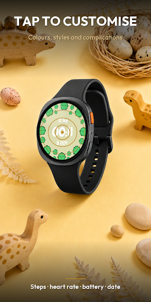 Kawaii Dino – Cute Watch Face Screenshot 3