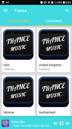 Radio trance music Screenshot 2