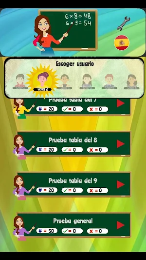 learn multiplication tables Screenshot 1