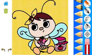 PoppyBee Coloring Screenshot 1
