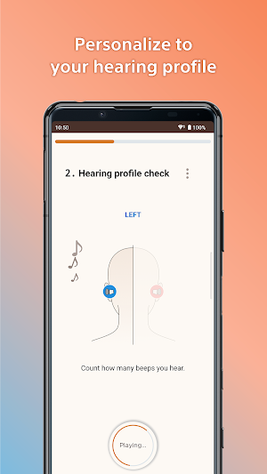 Sony | Hearing Control Screenshot 2