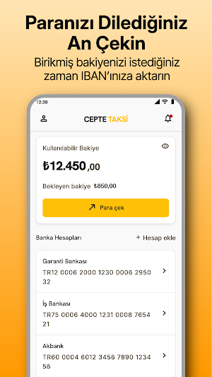 Cepte Taksi Sürücü Screenshot 3