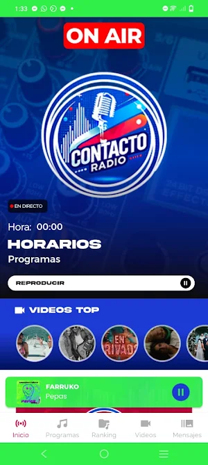 Contacto Radio Screenshot 1