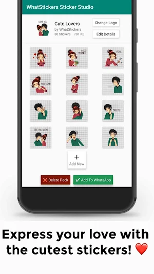 WhatStickers.in | Custom Personal Sticker Maker Screenshot 1
