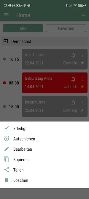 Reminder App with Alarm Screenshot 1