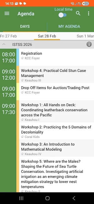 44th ISTS Symposium Screenshot 0