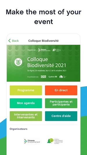 Réseau Environnement Screenshot 0