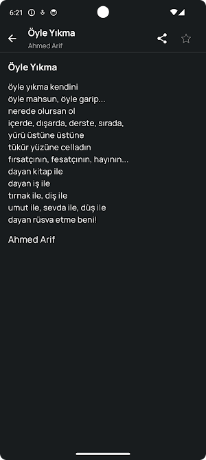 Şiir Güncem Screenshot 2