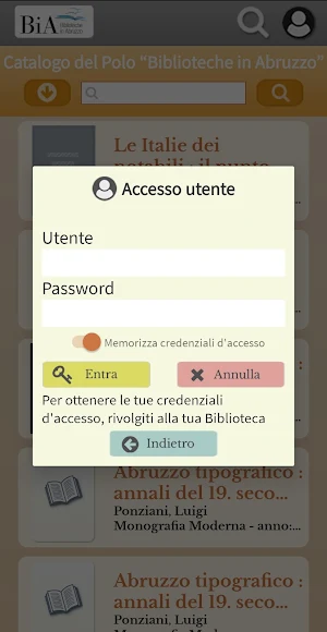 BiA - Biblioteche in Abruzzo Screenshot 3