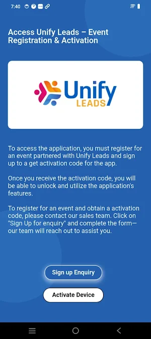 Unify Leads Screenshot 1